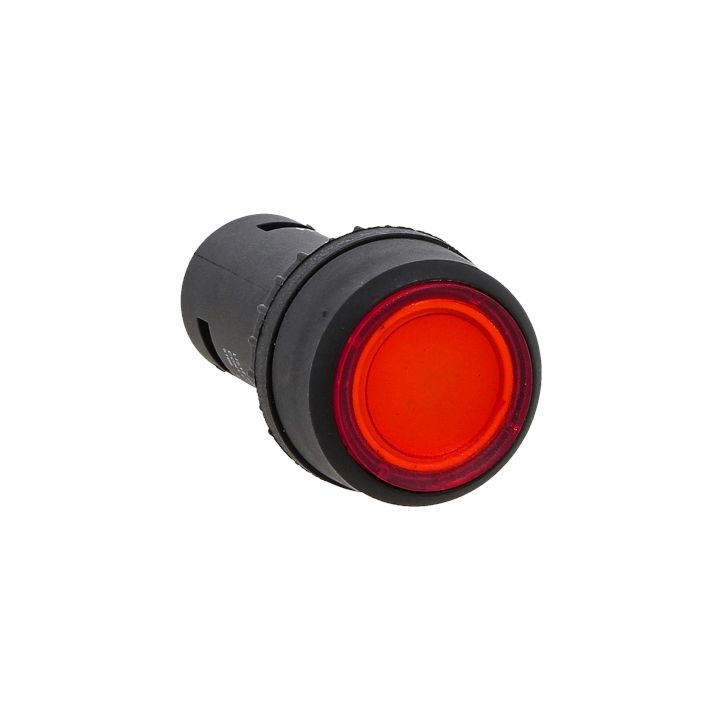Кнопка SW2C-10D красная с подсветкой фото 1