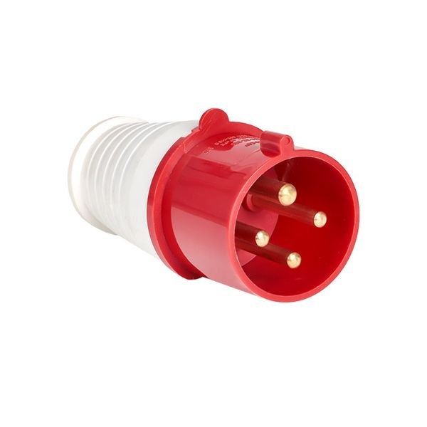 Вилка 014 3Р+РЕ 16А 380В IP44 EKF фото 1