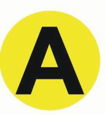 Наклейка "A" (d20) EKF PROxima фото 1