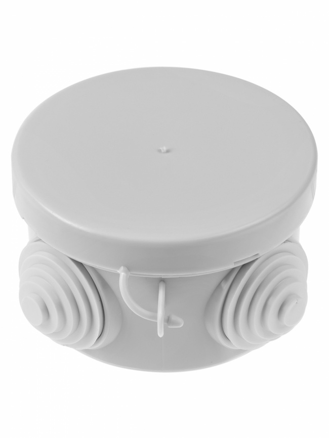 Коробка распаячная о/у 65х40, 4 входа, IP54 TDM фото 1