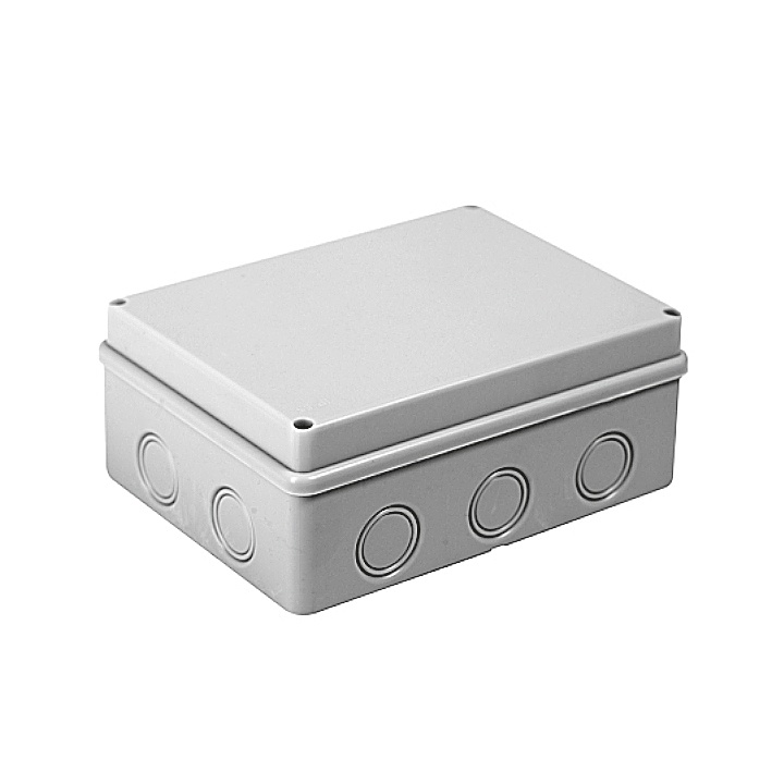 Коробка распаячная о/у 190х140х70 мм IP55 без м 10 входов  КМР-050-046 фото 1