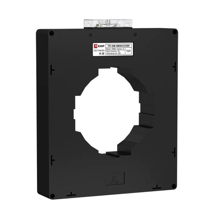 Трансформатор тока ТТЕ-125-2500/5А класс точности 0,5S EKF фото 1