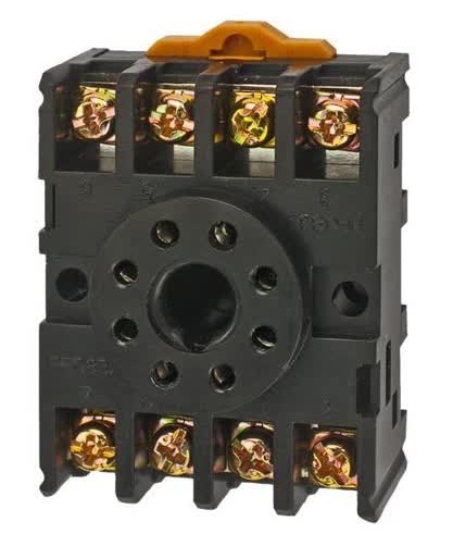 Разьем Р8Ц - цокольный 8-pin на DIN-рейку/плоскость TDM фото 1