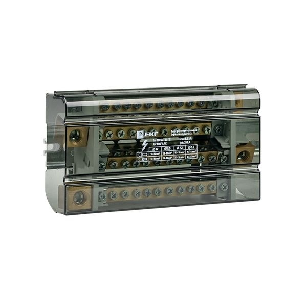 Блок распределительный (кросс-модуль) 160A (4x12) EKF фото 1