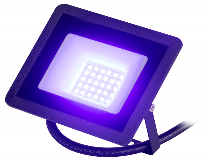 Прожектор светодиодный уличный ЭРА LPR-025-BLUE-030 30Вт синее свечение IP65 гарантия 2 года фото 1