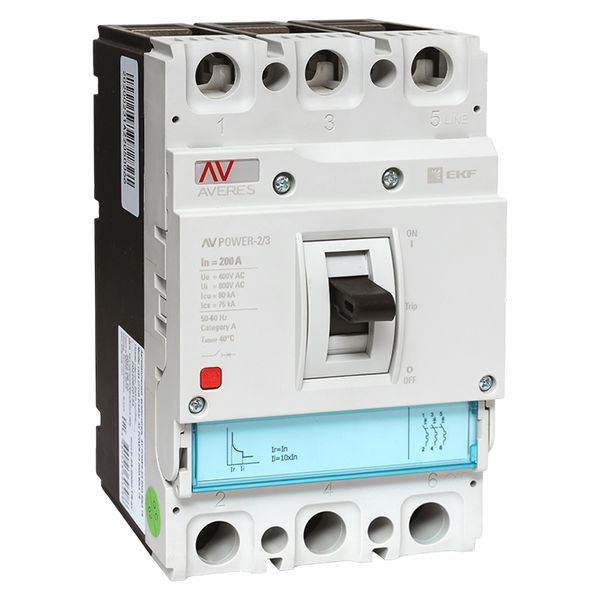Выключатель AV POWER-2/3 200А 80kA TR фото 1